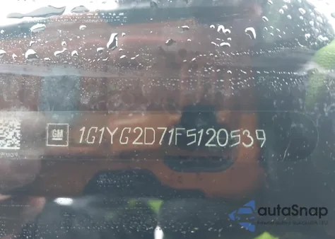 2015 Chevrolet Corvette Stingray Z51 from USA, damaged, VIN 1G1YG2D71F5120539